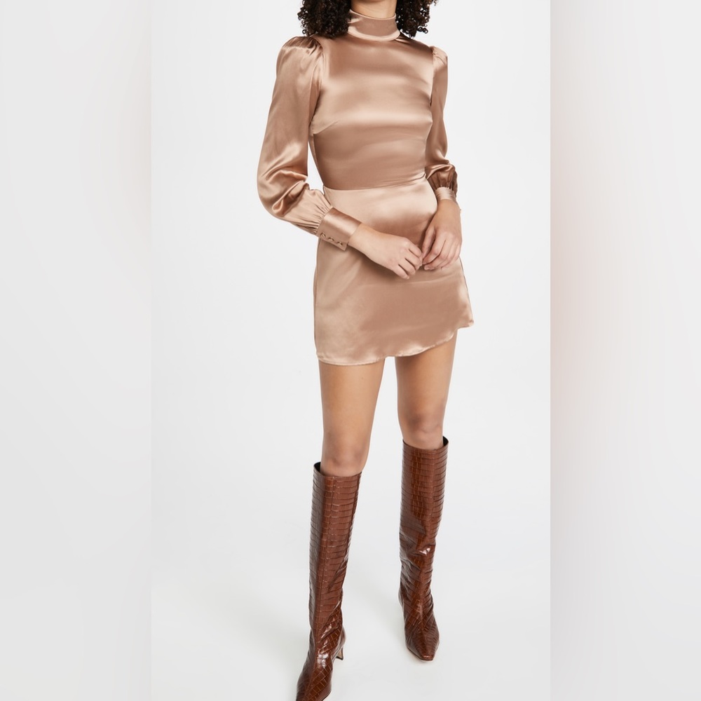 Reformation 100% silk mini dress